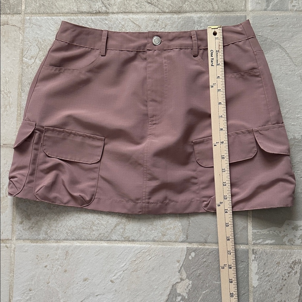 Lulus/ Dusty Rose color cargo inspired skort size medium